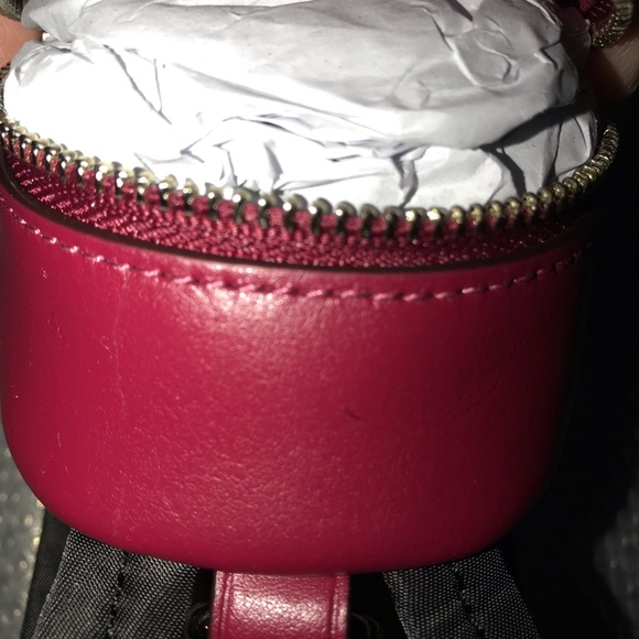 Coach 🌺 mini backpack coin case keychain NWT - Picture 9 of 15
